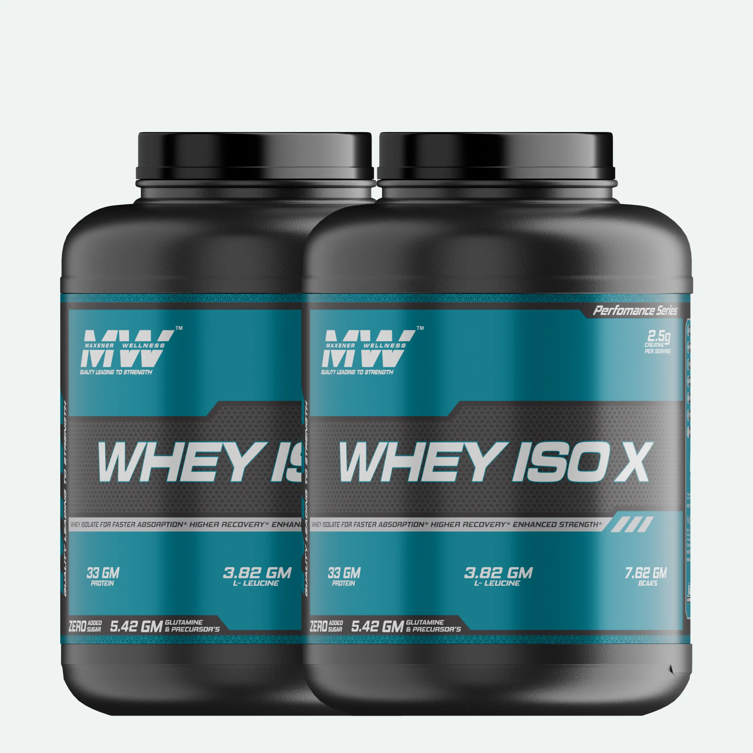 Buy 1 Get 1 Combo: 2 Whey Iso X (1.5KG) | Muscle Building